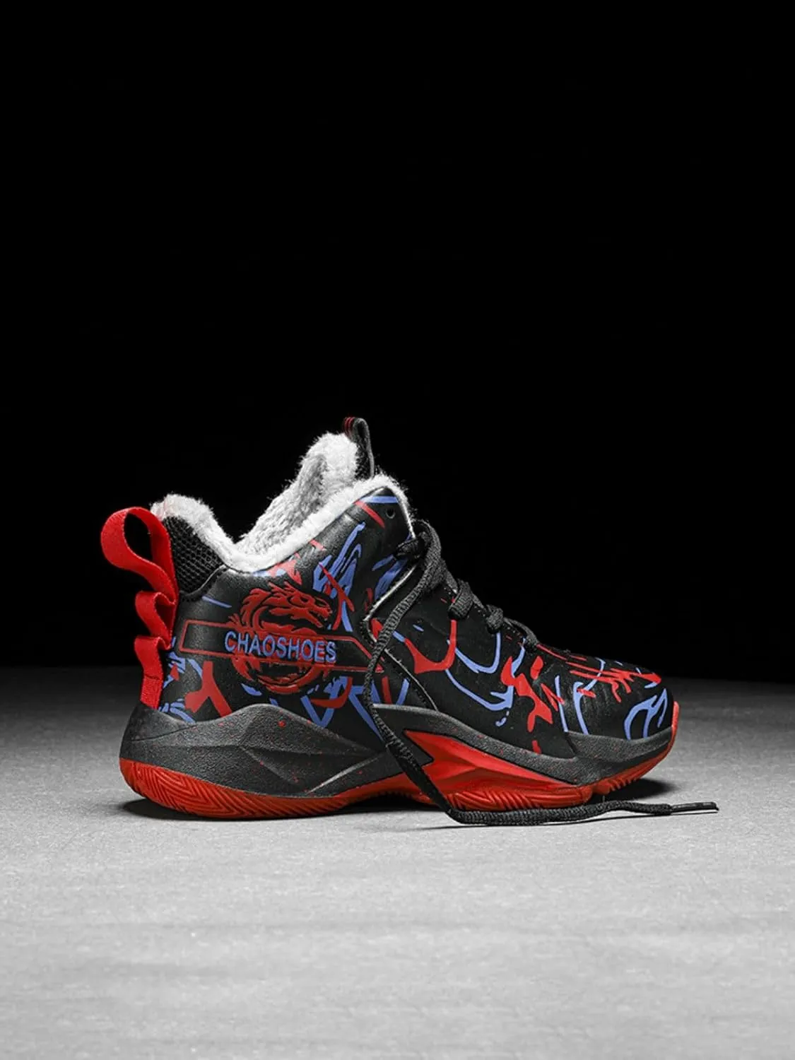 New Plush Fashion Children's Basketball Shoes
