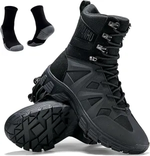 Outdoor Tactical Boots for Men | Waterproof, Lightweight, and Anti-Slip Combat Shoes for Hiking, Work, and Hunting