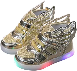 POLG Toddler Led Light Shoes Boy Girl Infant Sneakers Bling Led Light Luminous Sport Shoes Gift for Newborn