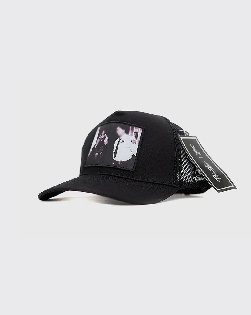 Primitive x Tupac Icon Trucker Hat - Black