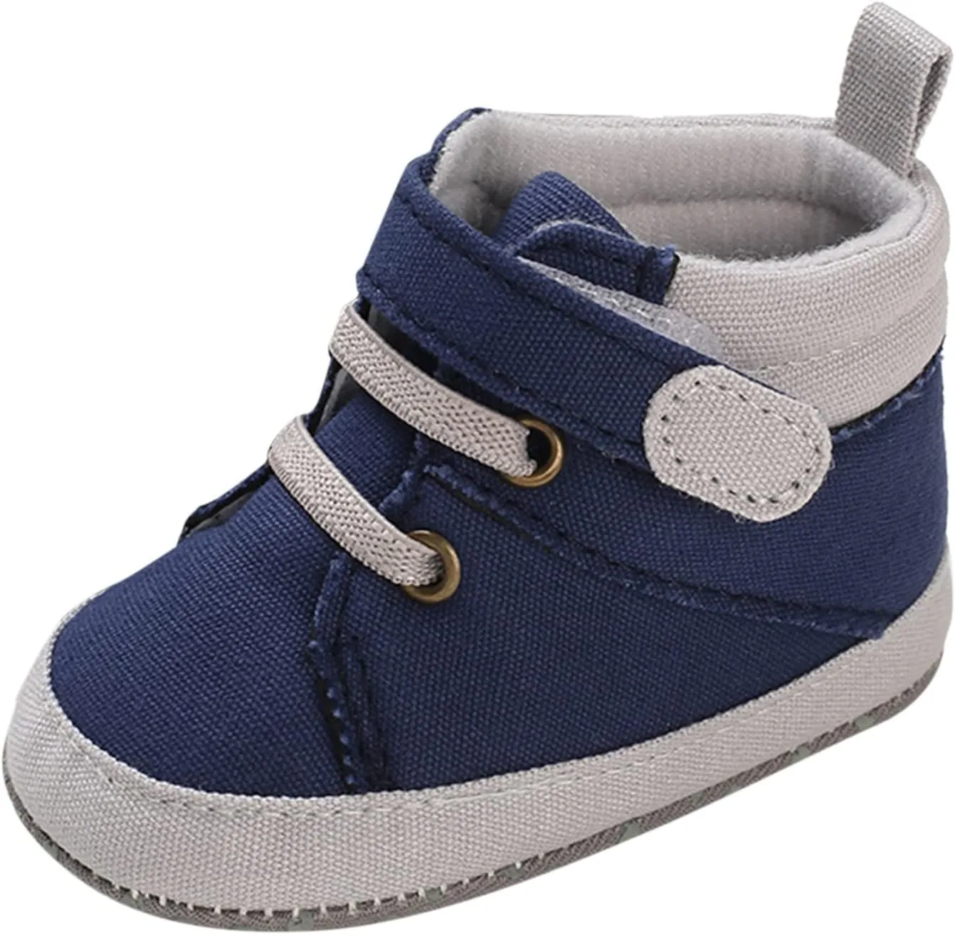 sfdgfhyf Toddler Sports Sneaker Baby Girls and Boys Warm Shoes Soft Comfortable Canvas Infant Toddler Home Shoes (Blue, 12)