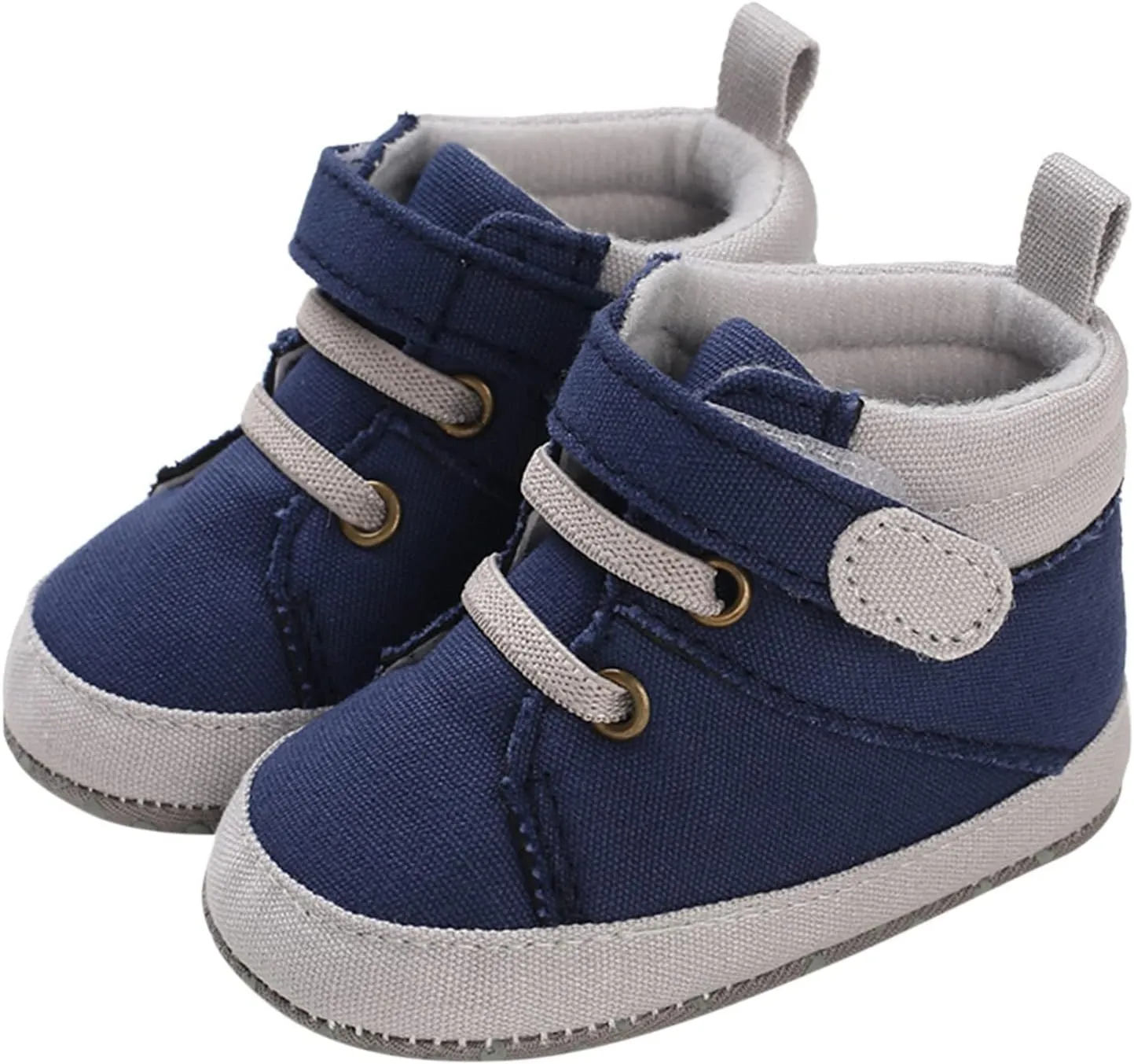 sfdgfhyf Toddler Sports Sneaker Baby Girls and Boys Warm Shoes Soft Comfortable Canvas Infant Toddler Home Shoes (Blue, 12)