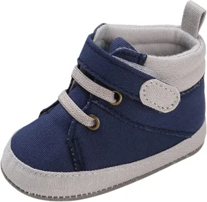 sfdgfhyf Toddler Sports Sneaker Baby Girls and Boys Warm Shoes Soft Comfortable Canvas Infant Toddler Home Shoes (Blue, 12)
