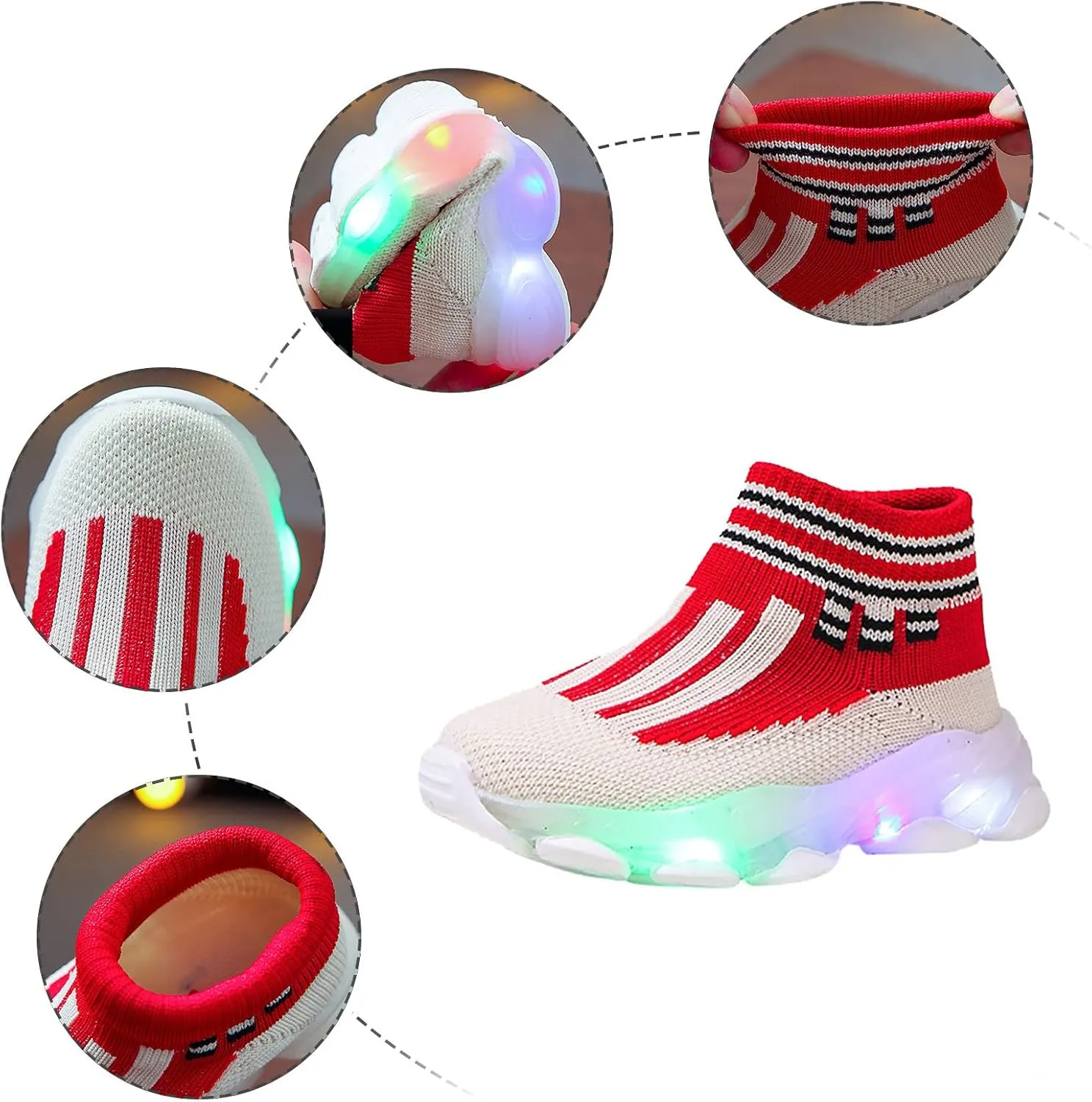 Shoes for Kids Luminous Sport Baby Kids Girls Led Shoes Bling Light Children Baby Shoes Baby Brand Shoes