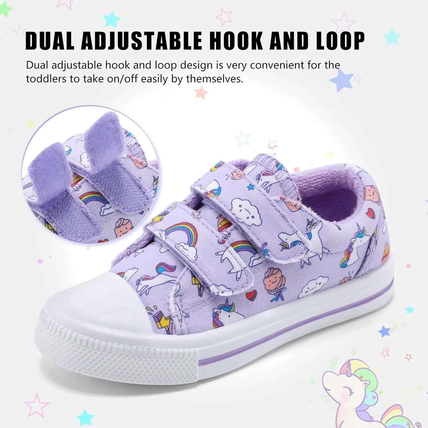 STQ Toddler Shoes Boys & Girls Canvas Kids Slip On Shoes