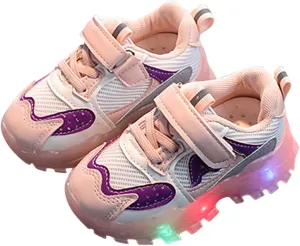Toddler Summer Fashion Sneakers Kids Baby Girls Boys Sneakers Bling Led Light Luminous Sport Shoes