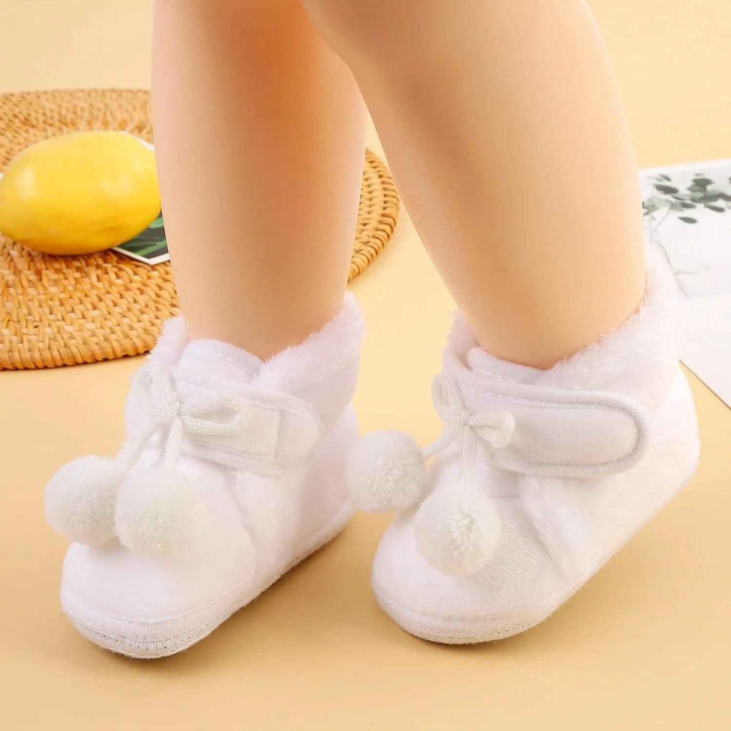 Unisex Organic Cotton Baby Booties Infant Shoes Slipper Sock Soft Baby Socks Infant First Walkers Crib Shoes
