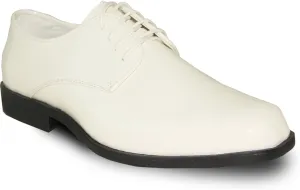 VANGELO Men's Tuxedo Shoes TUX-1 Wrinkle Free Dress Shoes Formal Oxford Ivory Patent
