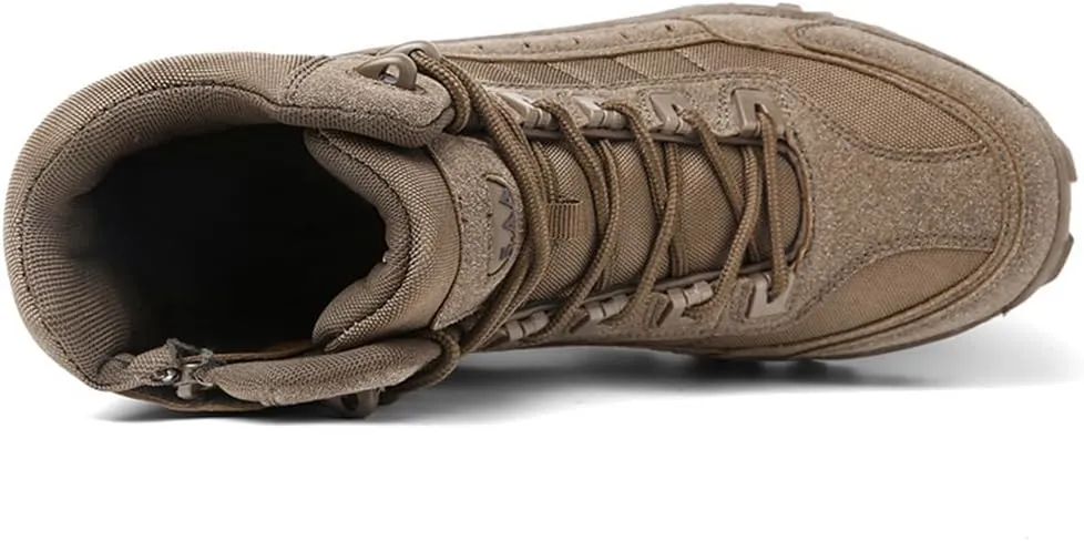 Waterproof Hiking Work Boots Men's Tactical Boots 6 Inches Lightweight Military Boots Breathable Outdoors Desert Boots