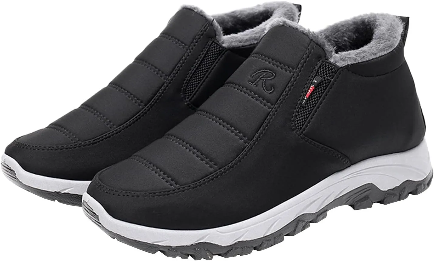Winter Boots for Women Waterproof Thermal Women Snow Boots Size 8 Winter Boots for Women Snow Waterproof Womens Waterproof Hiking Boots Wide Width Botas Invierno Mujer Negras