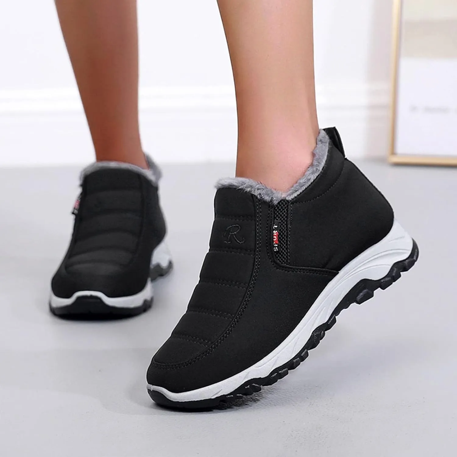 Winter Boots for Women Waterproof Thermal Women Snow Boots Size 8 Winter Boots for Women Snow Waterproof Womens Waterproof Hiking Boots Wide Width Botas Invierno Mujer Negras