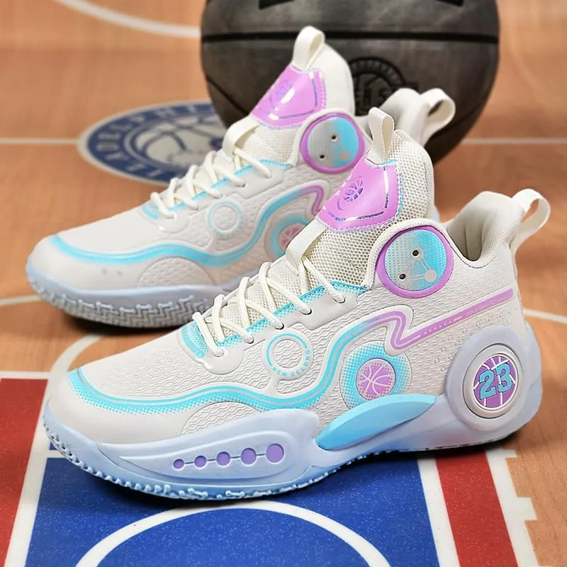 Women Men Basketball Shoes Neutral Breathable Non Slip Sneakers High Top Fashion Outdoor Casual Shoes Sneakers.
