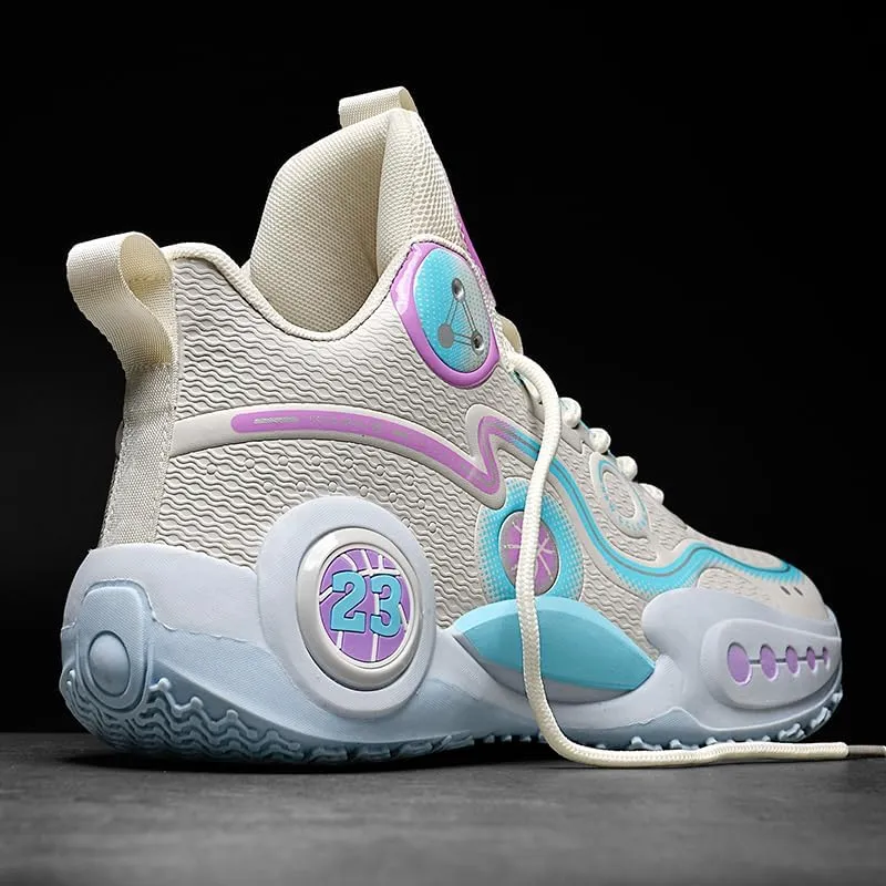 Women Men Basketball Shoes Neutral Breathable Non Slip Sneakers High Top Fashion Outdoor Casual Shoes Sneakers.