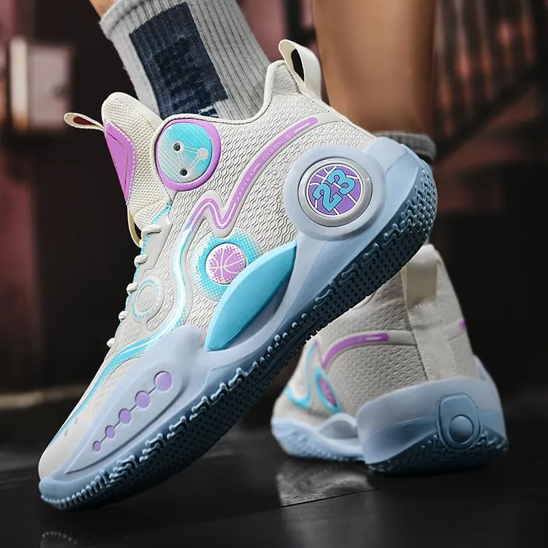 Women Men Basketball Shoes Neutral Breathable Non Slip Sneakers High Top Fashion Outdoor Casual Shoes Sneakers.