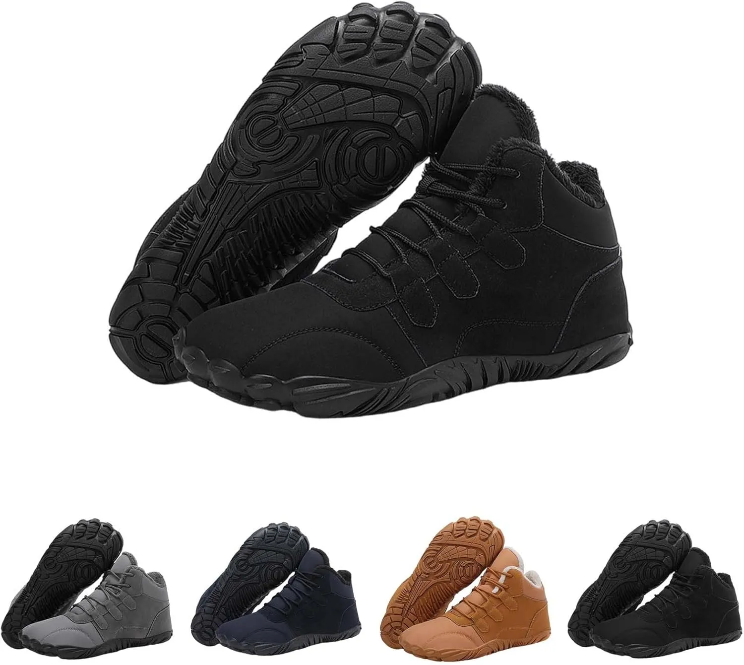 Women Winter Boots Wide Calf White and Black Winter Boots for Women Snow Boots Women Slip On Winter Boots for Women Womens Winter Booties Prime of Day Deals