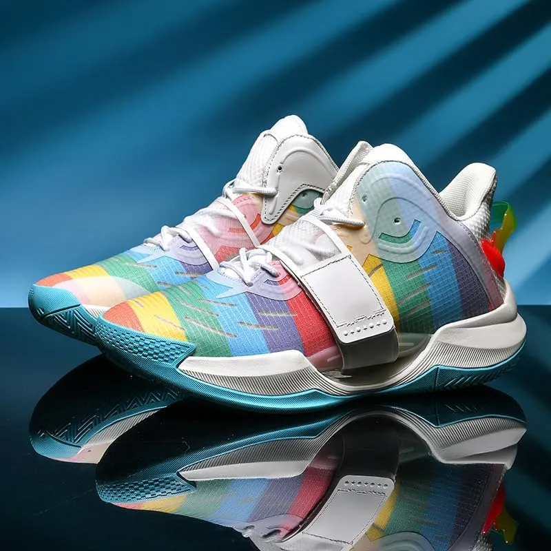 Womens Mens Basketball Shoes Fashion Neutral High Rebound Sport Shoes Breathable Anti Slip Sneakers Running Walking Tennis Shoes
