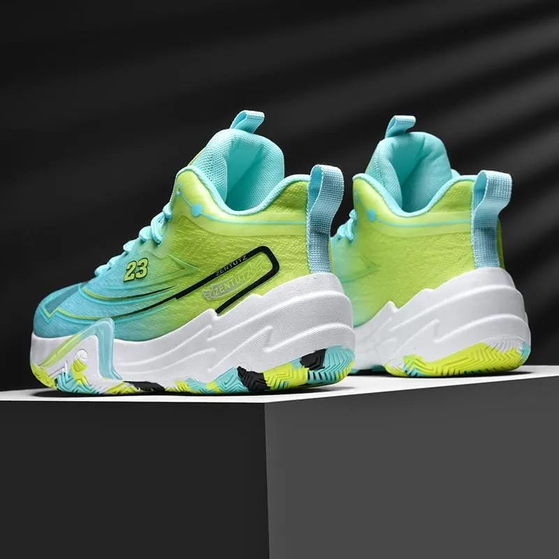 Womens Mens Basketball Shoes Fashion Neutral Sneakers Anti Slip Breathable Comfortable High Top Sports Running Walking Tennis Shoes