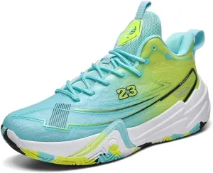 Womens Mens Basketball Shoes Fashion Neutral Sneakers Anti Slip Breathable Comfortable High Top Sports Running Walking Tennis Shoes