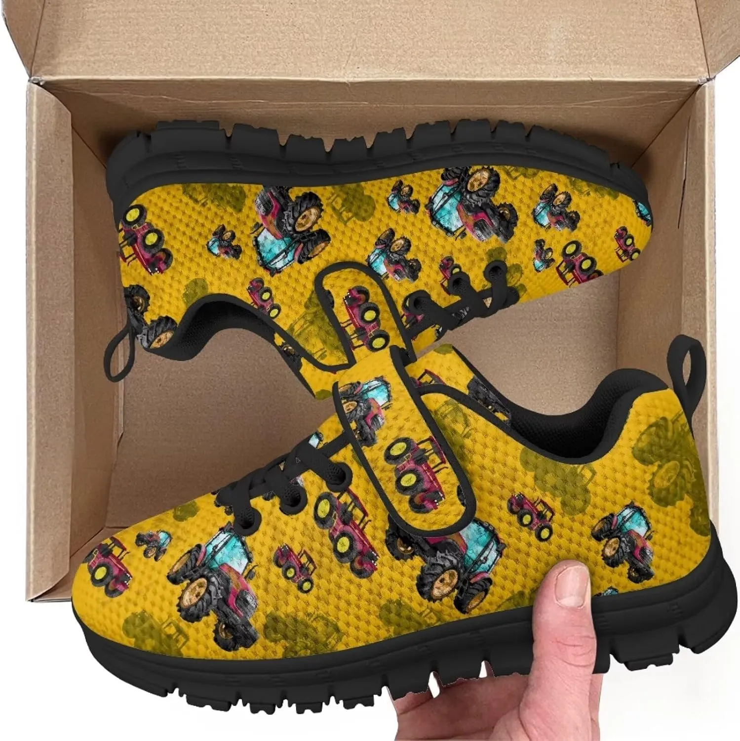 YEXIATODO Slip On Shoes Girls Boys Wide Shoes Kids Shoes No Tie Shoelaces Running Sneakers Slip on Tennis Shoes 11-2.5
